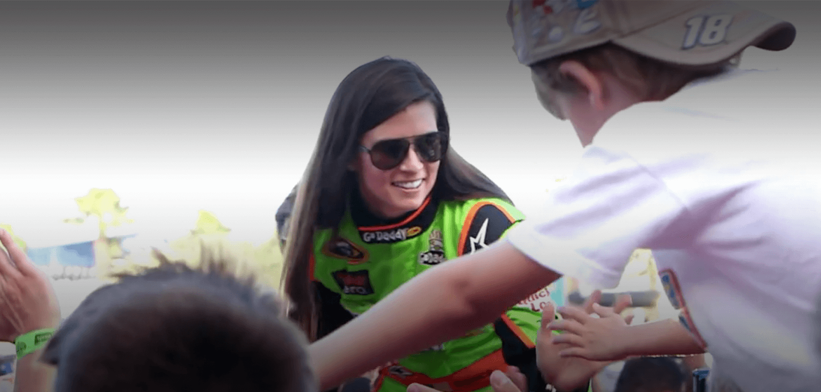 Coke Zero NASCAR: Danica Patrick with young fans